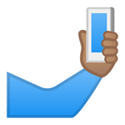 🤳🏽 Emoji Selfie: mittlere Hautfarbe Google Android 11.0 December 2020 Feature Drop.