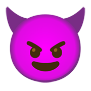 😈 Emoji grinsendes Gesicht mit Hörnern Google Android 11.0 December 2020 Feature Drop.