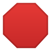 Emoji 🛑 Segnale Di Stop su Google Android 11.0 December 2020 Feature Drop.