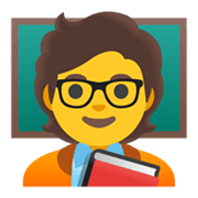 Émoji 🧑‍🏫 Personnel Enseignant sur Google Android 11.0 December 2020 Feature Drop.