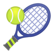 Emoji 🎾 Tennis su Google Android 11.0 December 2020 Feature Drop.