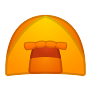 Emoji ⛺ Tenda su Google Android 11.0 December 2020 Feature Drop.