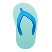 Emoji 🩴 Infradito su Google Android 11.0 December 2020 Feature Drop.
