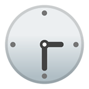 Emoji 🕞 Ore Tre E Mezza su Google Android 11.0 December 2020 Feature Drop.
