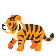 Emoji 🐅 Tigre su Google Android 11.0 December 2020 Feature Drop.