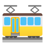 Émoji 🚋 Wagon De Tramway sur Google Android 11.0 December 2020 Feature Drop.