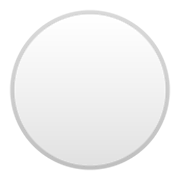 Emoji ⚪ Cerchio Bianco su Google Android 11.0 December 2020 Feature Drop.