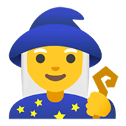 Emoji 🧙‍♀️ Maga su Google Android 11.0 December 2020 Feature Drop.