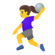 🤾‍♀️ Emoji Handballspielerin Google Android 11.0 December 2020 Feature Drop.