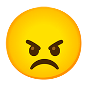 Emoji 😠 Faccina Arrabbiata su Google Android 11.0.