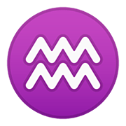 Emoji ♒ Segno Zodiacale Dell’Acquario su Google Android 11.0.