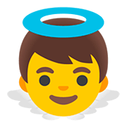 Emoji 👼 Angioletto su Google Android 11.0.