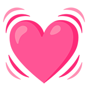 💓 Emoji Corazón Latiendo en Google Android 11.0.