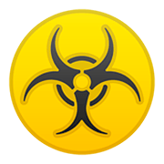 Émoji ☣️ Danger Biologique sur Google Android 11.0.