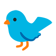 Emoji 🐦 Uccello su Google Android 11.0.