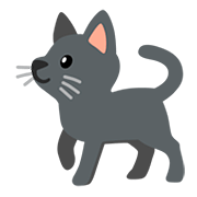 🐈‍⬛ Emoji schwarze Katze Google Android 11.0.