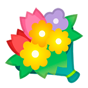 Émoji 💐 Bouquet sur Google Android 11.0.