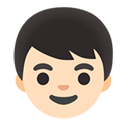 👦🏻 Emoji Junge: helle Hautfarbe Google Android 11.0.