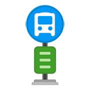 Emoji 🚏 Fermata Dell’autobus su Google Android 11.0.
