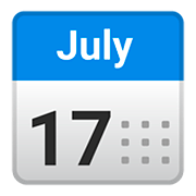 Emoji 📅 Calendario su Google Android 11.0.