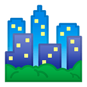 Emoji 🏙️ Paesaggio Urbano su Google Android 11.0.