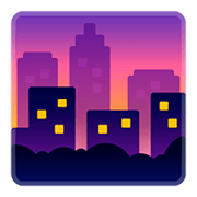 Emoji 🌆 Città Al Tramonto su Google Android 11.0.