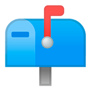 Émoji 📫 Boîte Aux Lettres Fermée Drapeau Levé sur Google Android 11.0.