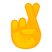 🤞 Emoji Hand mit gekreuzten Fingern Google Android 11.0.