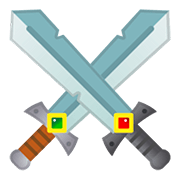 ⚔️ Emoji Espadas Cruzadas na Google Android 11.0.