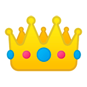 Emoji 👑 Corona su Google Android 11.0.