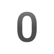 Emoji 0️ Cifra zero su Google Android 11.0.