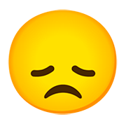 😞 Emoji Rosto Desapontado na Google Android 11.0.
