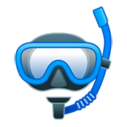 Emoji 🤿 Maschera Da Sub su Google Android 11.0.