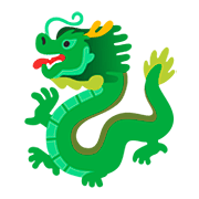 Émoji 🐉 Dragon sur Google Android 11.0.