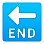 🔚 Emoji Seta «END» na Google Android 11.0.