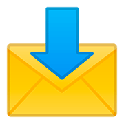 Émoji 📩 Enveloppe Avec Flèche sur Google Android 11.0.