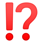 Emoji ⁉️ Punto Esclamativo E Interrogativo su Google Android 11.0.
