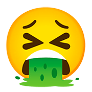 🤮 Emoji kotzendes Gesicht Google Android 11.0.