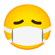 😷 Emoji Rosto Com Máscara Médica na Google Android 11.0.
