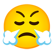 Emoji 😤 Faccina Che Sbuffa su Google Android 11.0.