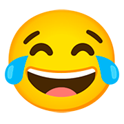 Emoji 😂 Faccina Con Lacrime Di Gioia su Google Android 11.0.