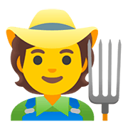 Emoji 🧑‍🌾 Agricoltore su Google Android 11.0.