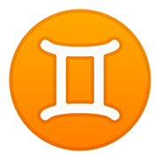 Emoji ♊ Segno Zodiacale Dei Gemelli su Google Android 11.0.