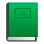 📗 Emoji Libro Verde en Google Android 11.0.