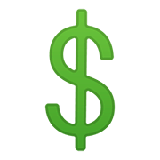 Emoji 💲 Dollaro su Google Android 11.0.