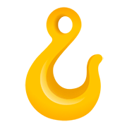 Emoji 🪝 Gancio su Google Android 11.0.