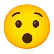 😯 Emoji verdutztes Gesicht Google Android 11.0.
