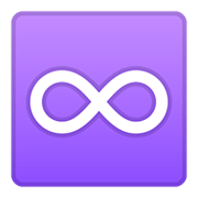 Emoji ♾️ Simbolo Dell’infinito su Google Android 11.0.