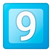 Emoji 9️⃣ Tasto: 9 su Google Android 11.0.