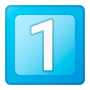 Émoji 1️⃣ Touches : 1 sur Google Android 11.0.